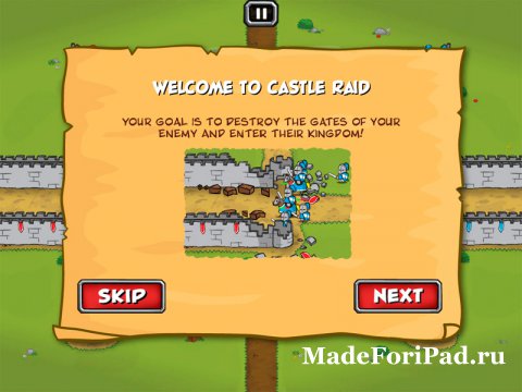 Игра Castle Raid для iPad