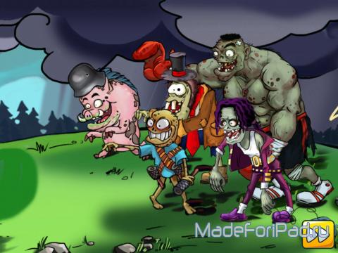 Игра Суперперцы против Зомби для iPad