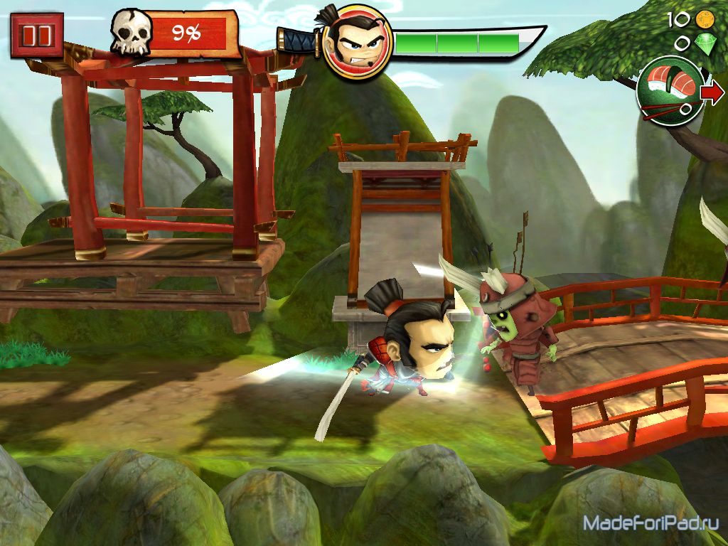 Игра Samurai vs Zombies Defense для iPad | Все для iPad