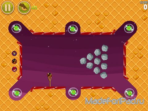 Игра Angry Birds Space для iPad