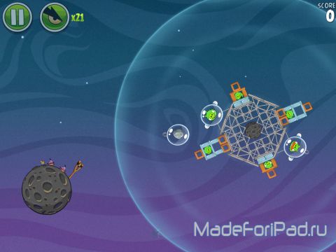 Игра Angry Birds Space для iPad