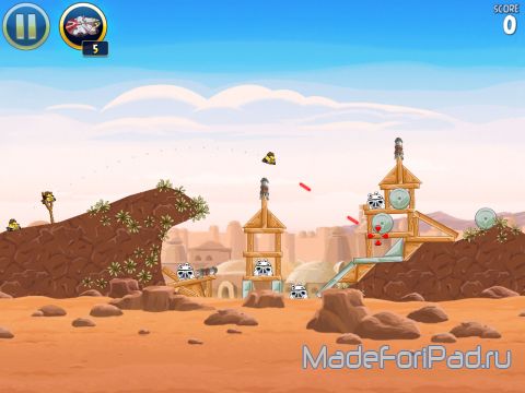 Игра Angry Birds Star Wars для iPad