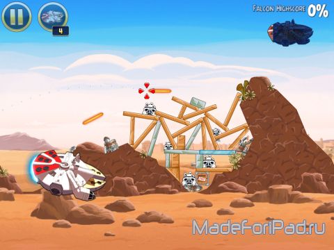 Игра Angry Birds Star Wars для iPad