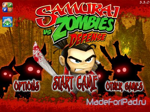 Игра Samurai vs Zombies Defense для iPad