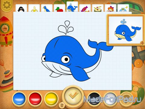 Игра Рисование и раскраска для iPad
