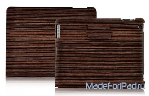 Стильный деревянный чехол для iPad