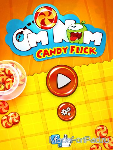 Игра Om Nom: Candy Flick для iPad