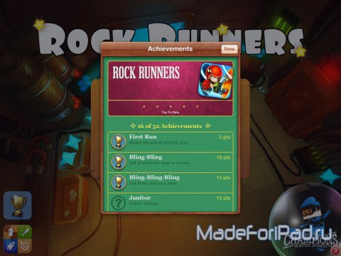 Игра Rock Runners для iPad