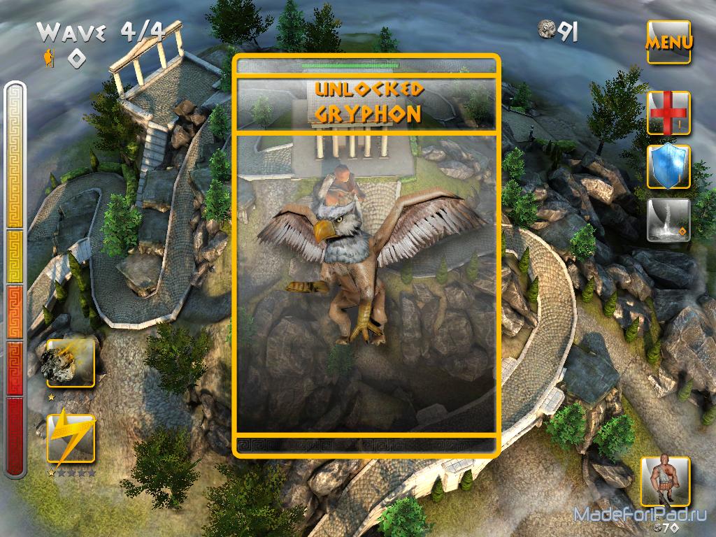 Игра Fury of the Gods для iPad | Все для iPad