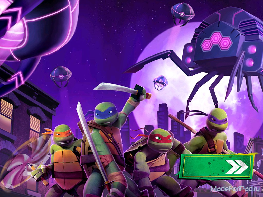 Игра Teenage Mutant Ninja Turtles: Rooftop Run для iPad | Все для iPad