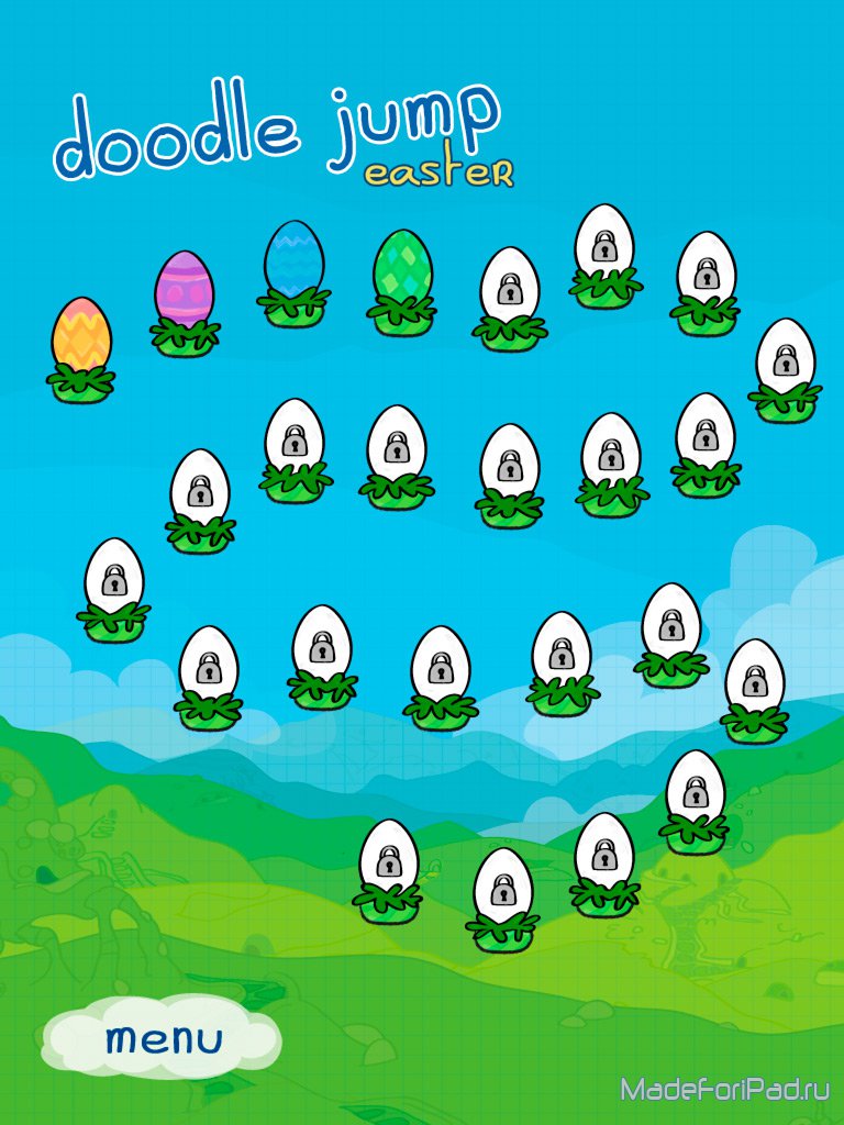 Игра Doodle Jump Easter для iPad | Все для iPad