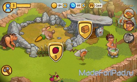 Игра The Croods для iPad