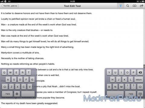 Приложение Documents by Readdle для iPad
