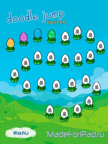 Игра Doodle Jump Easter для iPad