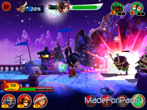 Игра Samurai vs Zombies Defense 2 для iPad