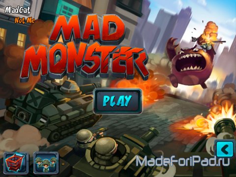 Игра Madmonster для iPad