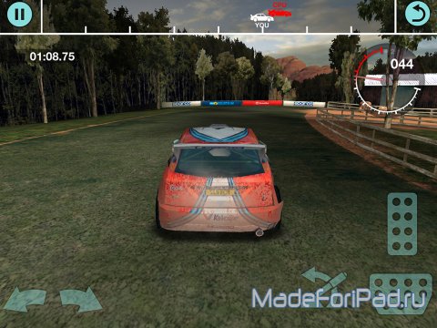 Игра Colin McRae Rally для iPad. Будь аккуратен на поворотах!