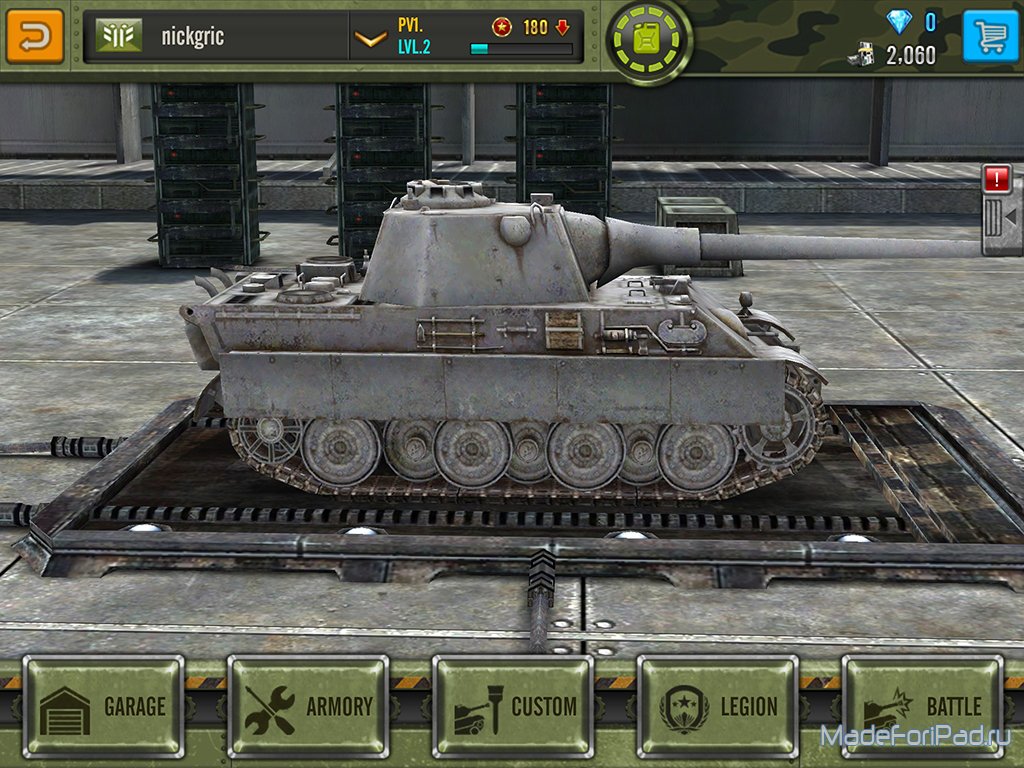 Игра Iron Force. Тот же World of Tanks, только для iPad. | Все для iPad