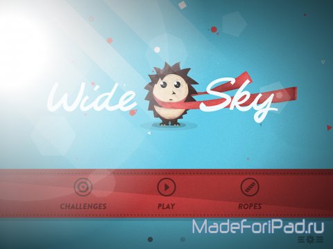 Игра Wide Sky для iPad. История ежика в тумане