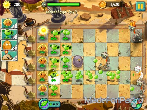 Игра Plants vs. Zombies 2 для iPad - долгожданное продолжение хита