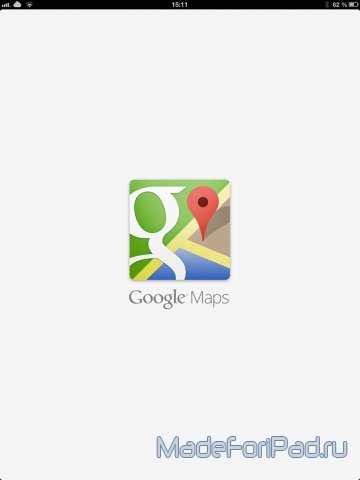 Приложение Google Maps. Наконец и для iPad!