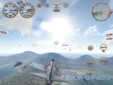 Игра Sky Gamblers: Storm Raiders для iPad. Небесное сражение