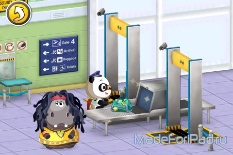 Аэропорт Dr. Panda для iPad. Приятного вам полета