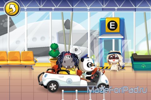 Аэропорт Dr. Panda для iPad. Приятного вам полета