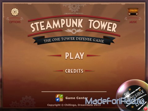 Steampunk Tower. Защити себя от захватчиков мрачного будущего
