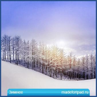 Обои для iPad Выпуск 37 - Зимний пейзаж