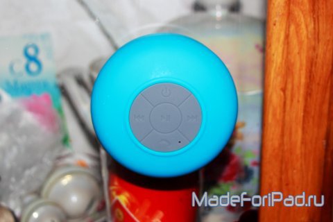 BTS-06 Mini Waterproof Hands-free Bluetooth Speaker - колонка с присоской