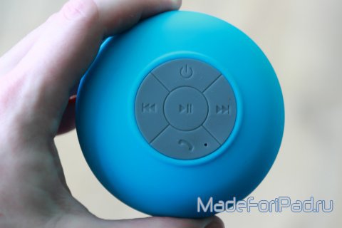 BTS-06 Mini Waterproof Hands-free Bluetooth Speaker - колонка с присоской