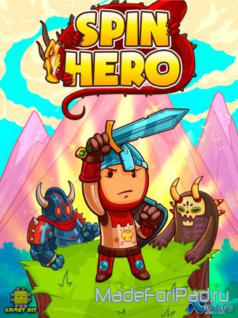 Игра Spin Hero. Самая простая РПГ на iPad