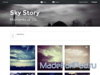 Storehouse - Visual Storytelling. Фотоальбомы с приключениями на iPad