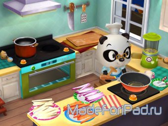 Ресторан 2 Dr. Panda на iPad. Учимся готовить на собственной кухне