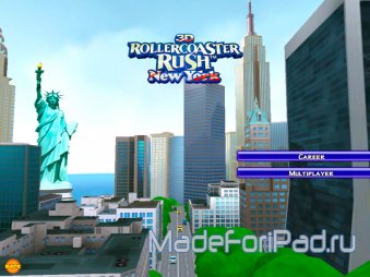 New York 3D Rollercoaster Rush. Симулятор американских горок на iPad