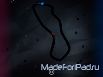 Spline Racer на iPad. Аркадные гонки для одного и двух игроков