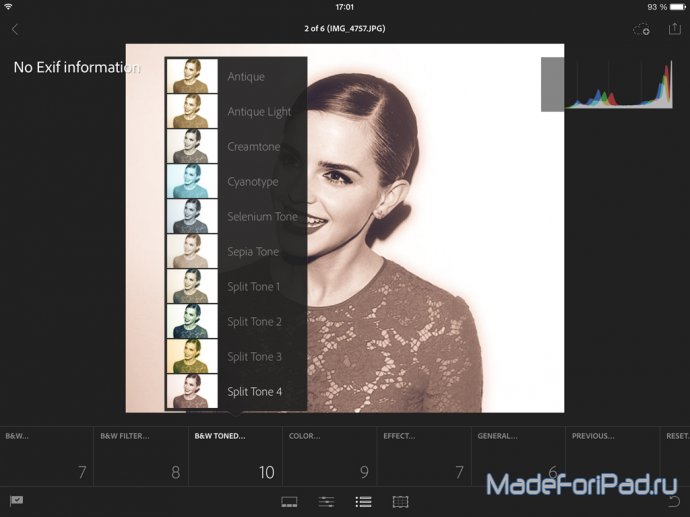 Adobe Lightroom. Профессиональный инструмент для работы с фото на iPad