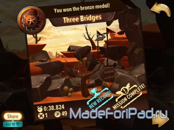 Trials Frontier - привычный мототриал на iPad в новом формате!