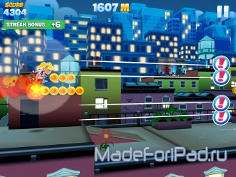 Игра Skyline Skaters для iPad. Новые приключения на крышах домов