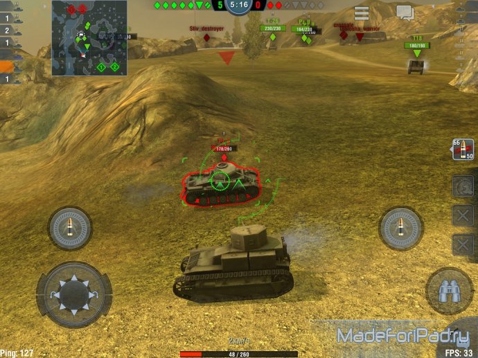 World of Tanks: Blitz - танки приходят на iPad!