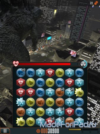 Godzilla - Smash3. Альтернативная история про Годзиллу для iPad