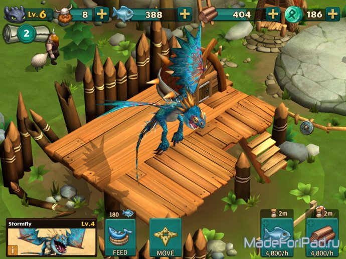 Dragons: Rise of Berk для iPad. Продолжаем приручать драконов