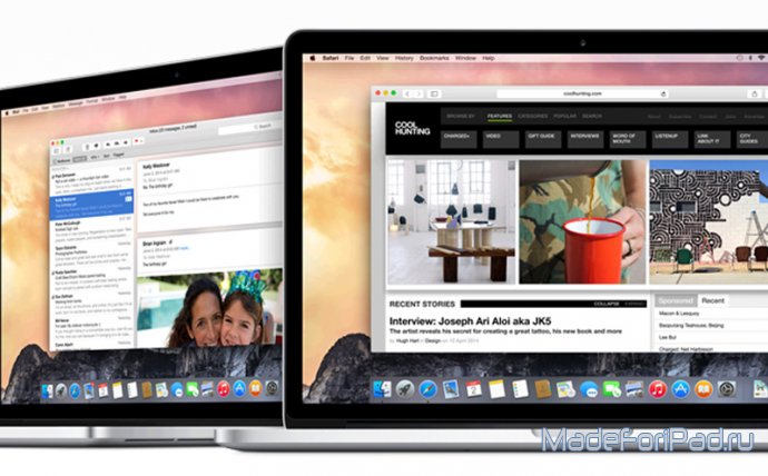 OS X 10.10 Yosemite для MacBook Air, MacBook Pro, Mac Mini, Mac Pro и iMac