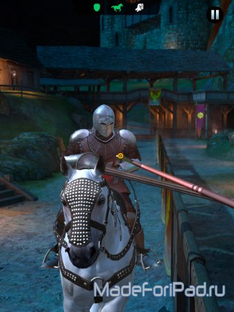 Непобедимый рыцарь (Rival Knights) для iPad. Доспехи, конь, копье