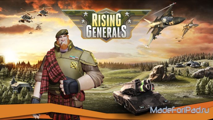 Анонс Rising Generals. Новая война на iPad