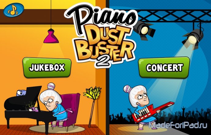 Piano Dust Buster 2 для iPad. Играй, играй же, пианист!