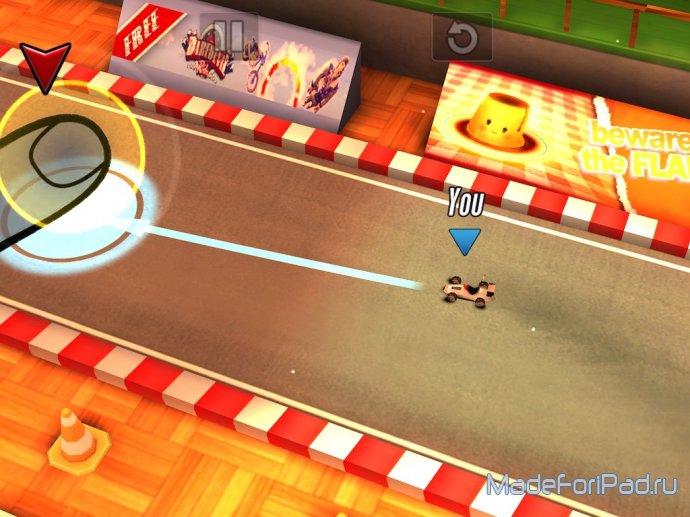 Игра Touch Racing 2 на iPad. Игрушечные гонки с необычным управлением