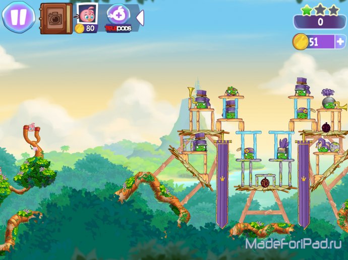 Обзор игры Angry Birds Stella. Еще одни злые птицы на iPad