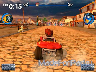 Beach Buggy Racing на iPad. Отличные аркадные гонки